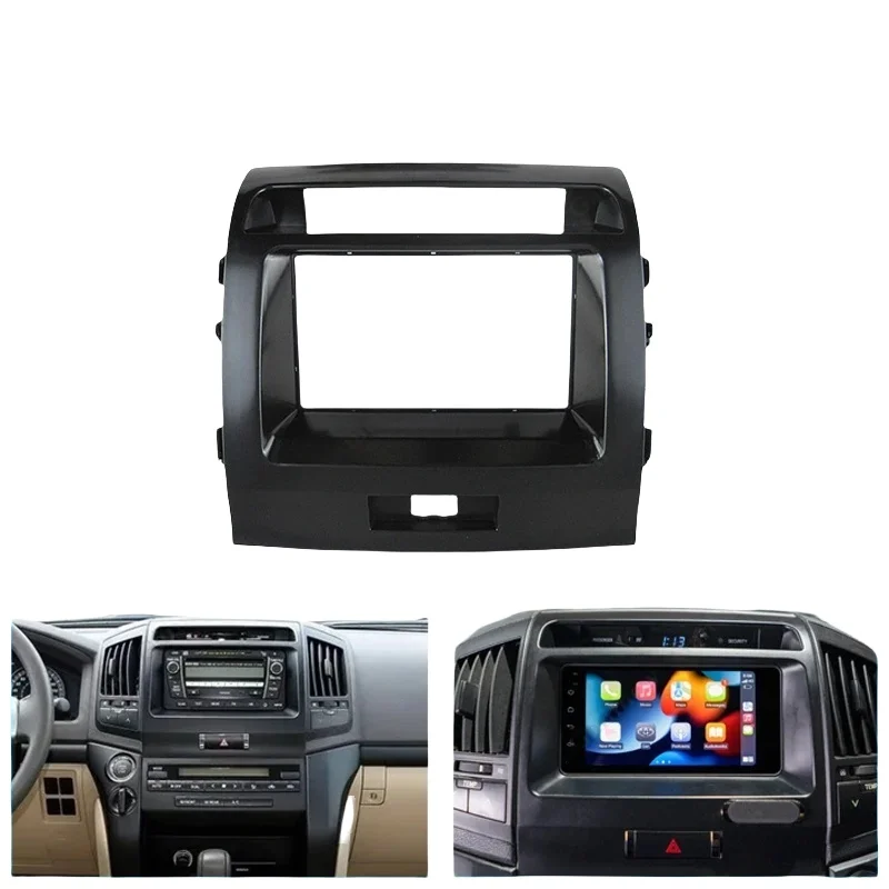 

7" 2DIN Radio Facia for LC200 2008-2015 - Dash Panel & Mounting Frame