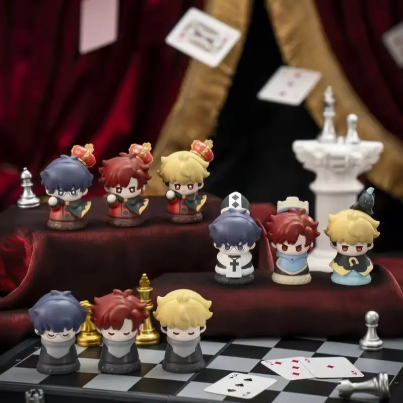 رابط حقيقي انقر فوق سلسلة الشطرنج صندوق أعمى لطيف دمية سطح المكتب زخرفة لعبة عصرية أنيمي الطرفية هدية جميلة نموذج المرآب عدة #4