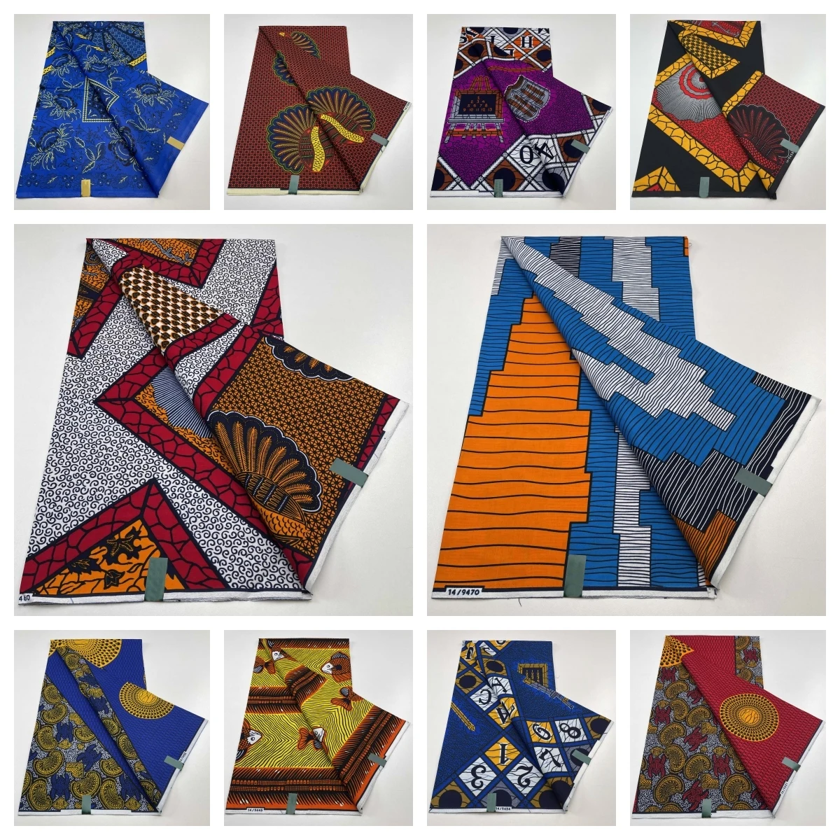 Nigerian Lace Fabrics ASO EBI African Cotton Print Ankara High Quality Veritable Wax 2024 Pagne Africain Real Wax Guaranteed