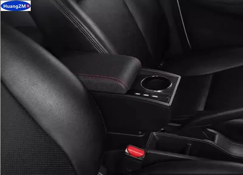 Reposabrazos Central Plegable De Cuero Negro Para Opel Astra H 2004-2014, Marca TFS, Reemplazo Directo, Nuevo