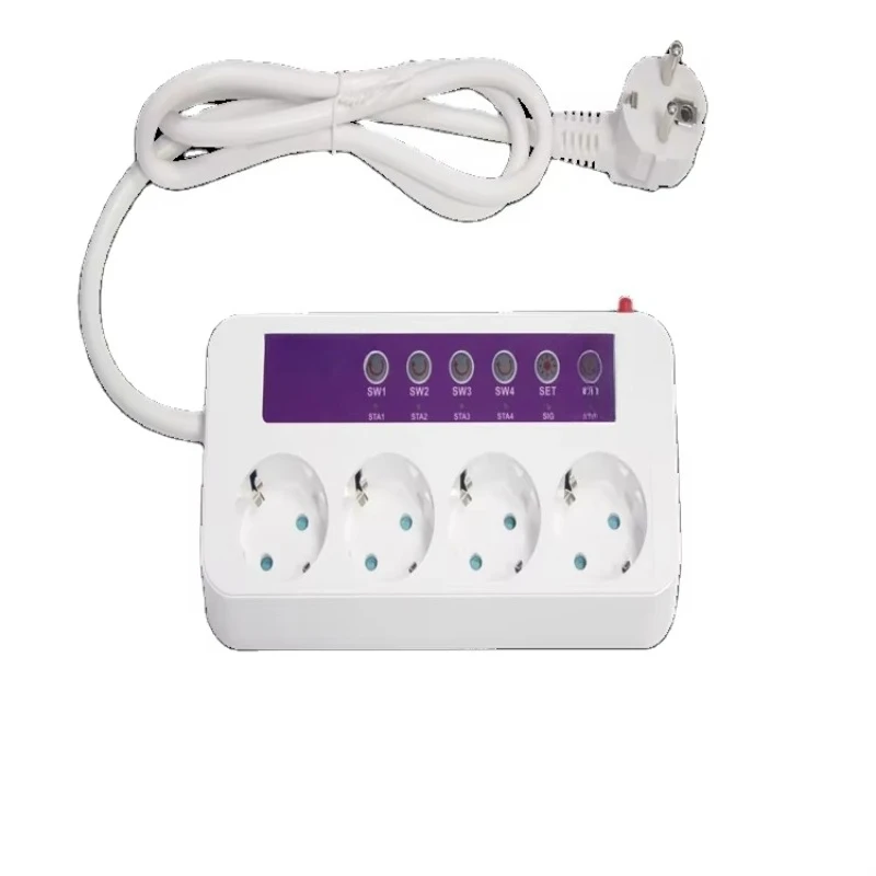 Smart Socket Smart Power Switch Plug Socket 4 Channel Port