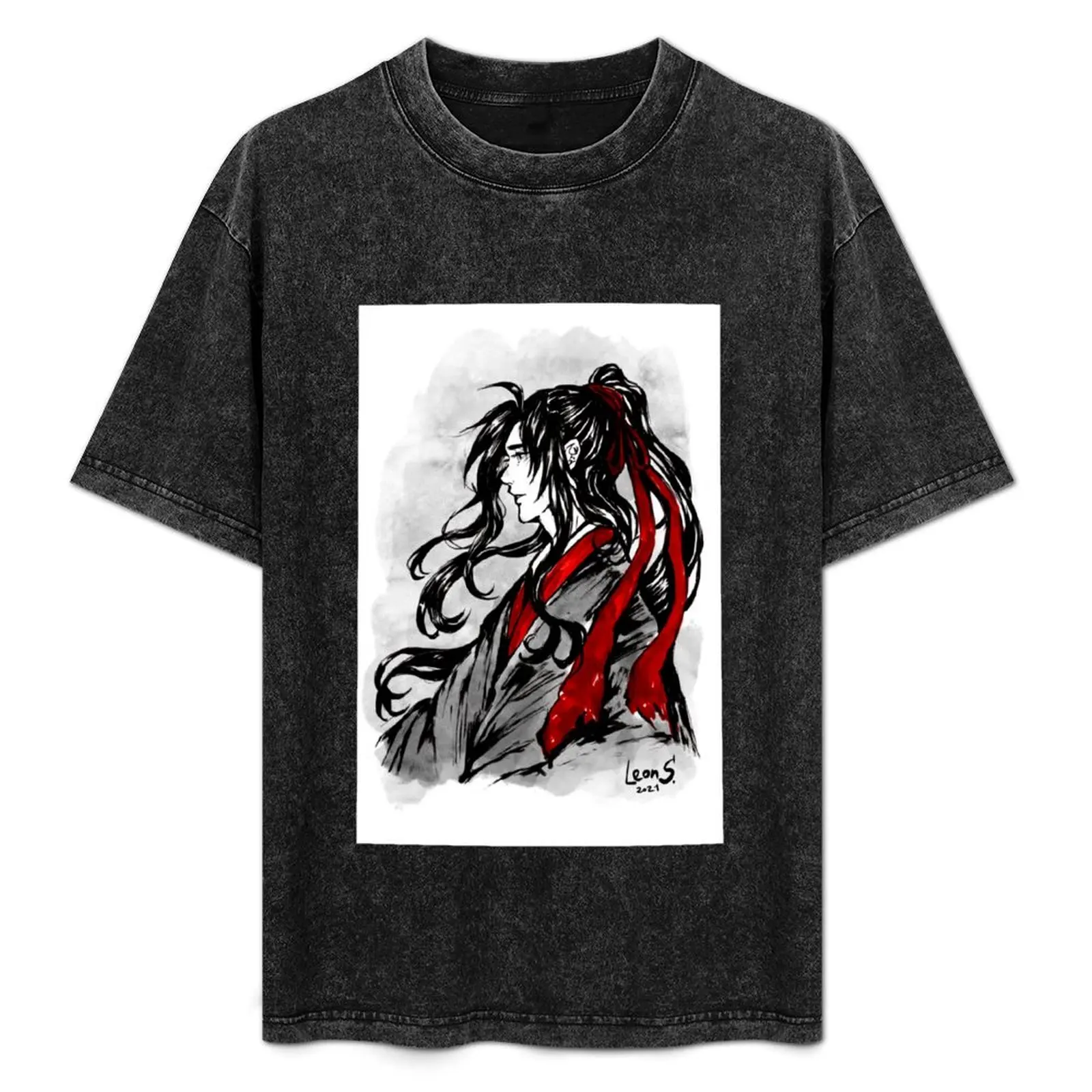 

Wei Ying T-Shirt Minimalist Plain Crew Neck T-Shirt