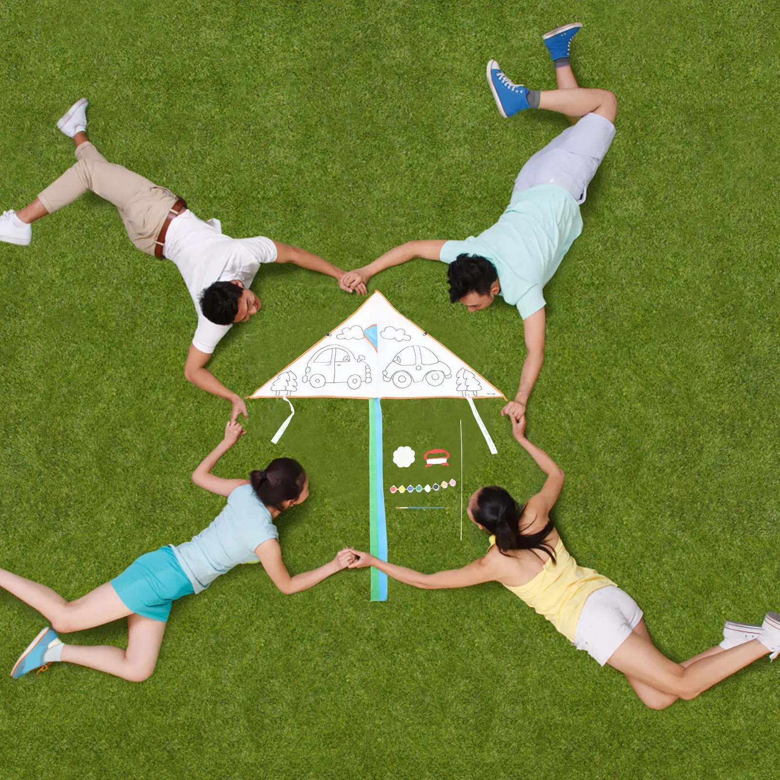 2set 2Sets Diy Blank Drachen Für Kinder Malerei Handwerk Pädagogisches Weiß Kreative Spielzeug Outdoor Aktivität Geschenk