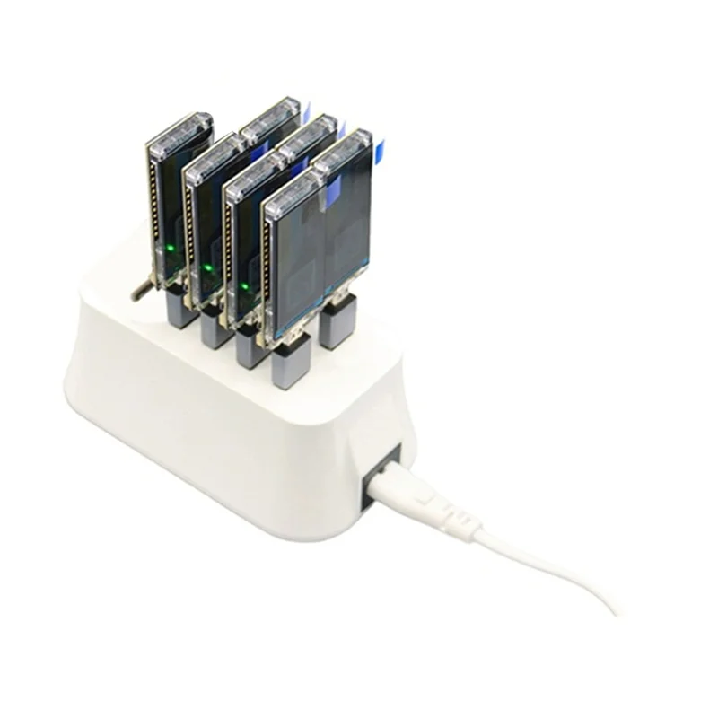 

AF91-Bitcoin Solo Miner Nerd Miner V2 780Kh/S With T-DISPLAY-S3 And 7 Port USB Hub, Efficient BTC Mining Station