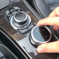 Car Multimedia Big Knob Covers Button Trim Control For BMW F10 F20 F30 IDrive