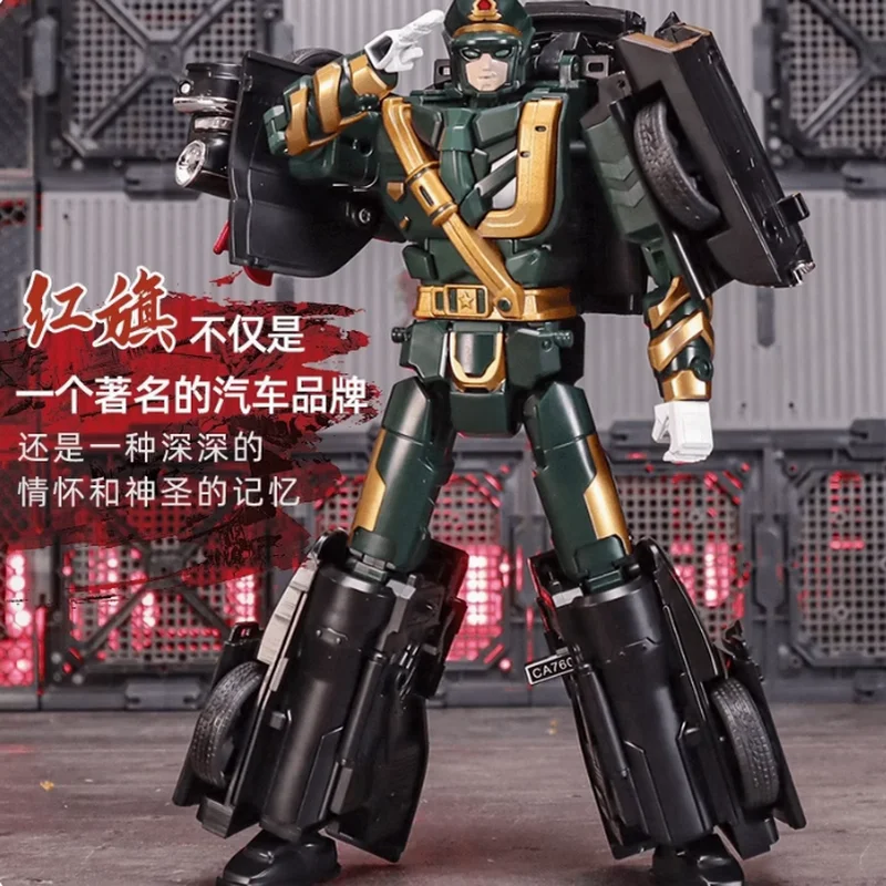 Transformatie Speelgoed Hongqi Jiefang Automobiel Robot Anime Action Figure Model Speelgoed Collectie Ornament Verjaardagscadeaus Op Voorraad