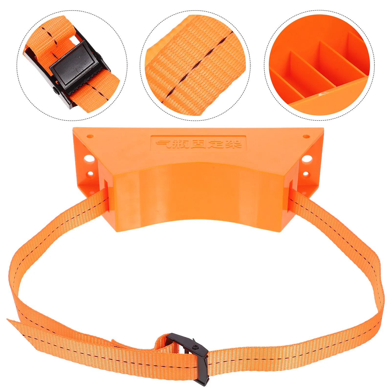 Gas Cylinder Bracket Wall Mounted Heavy Duty Steel Propane Tank Holder Safety Stand for Factory Lab