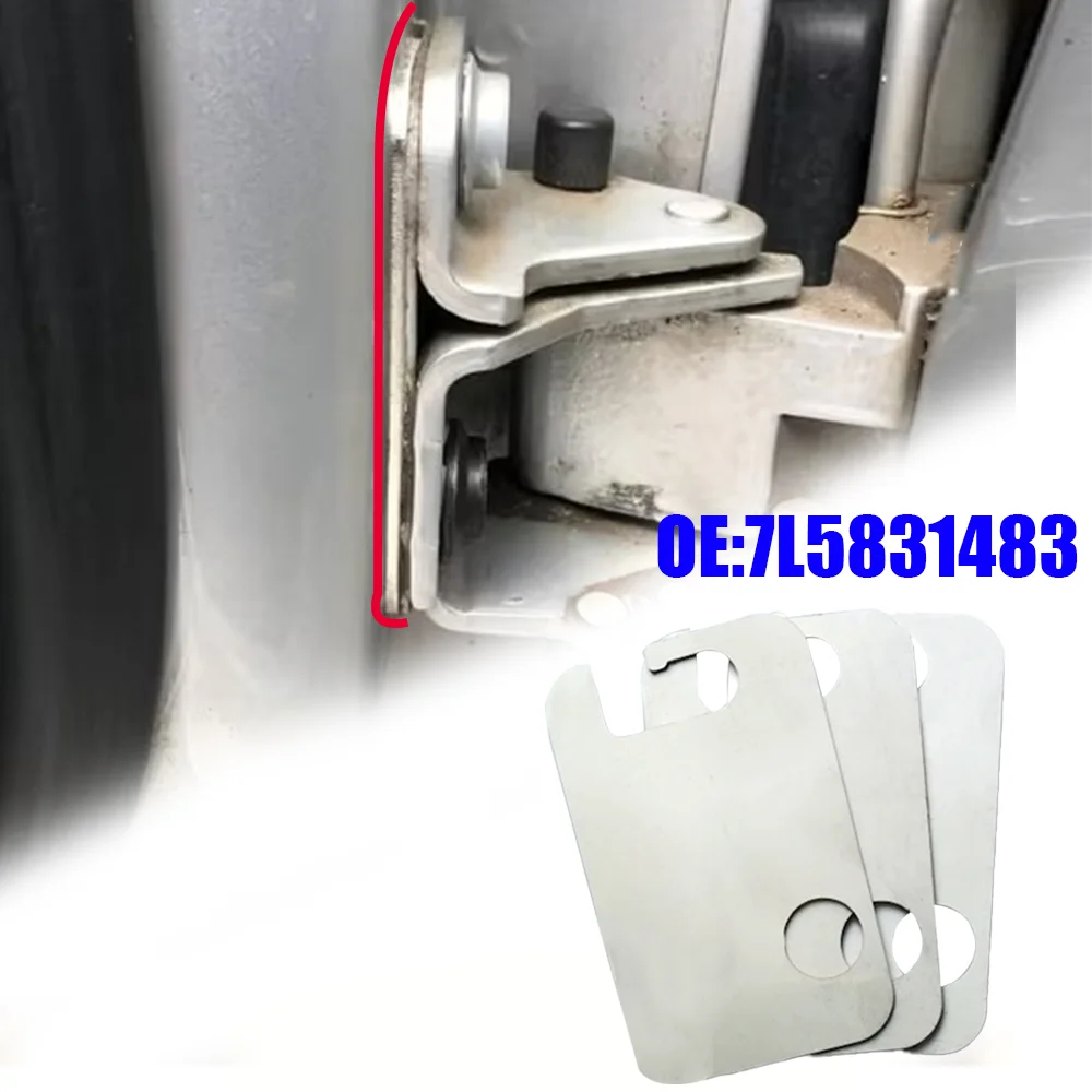 3x novo para vw glof passat audi a3 a4 a6 skoda octavia assento ibiza porsche cayenne mk1 frente inferior porta dobradiça arruela calço