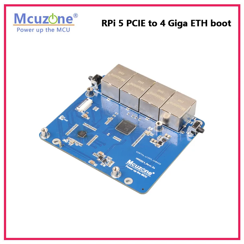 Imagem -06 - Raspberry pi Pcie para Gigaba Ethernet Boot Driver Livre com Rpi os e Openwrt Mprg4-case