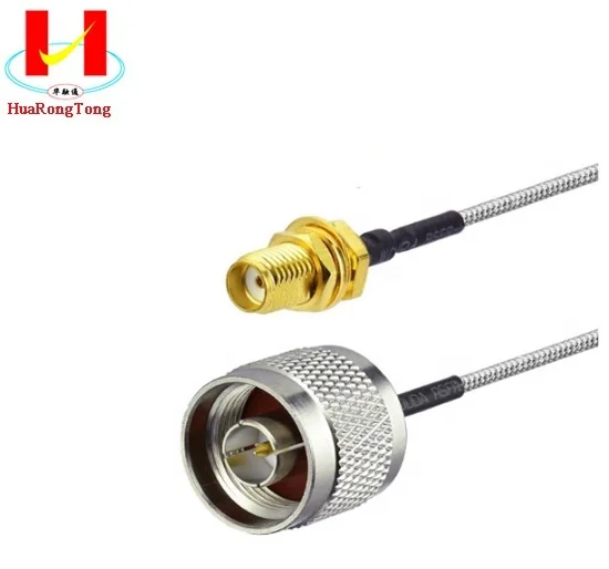 RF Coaxial Cable SFF-50-3 pure copper material  N Male Plug To SMA Female Jack Pigtail Cable