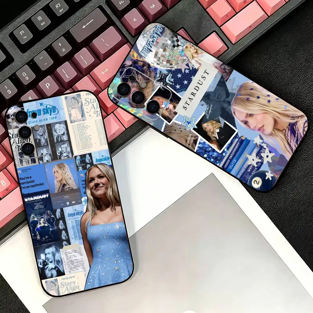 A Skylight F-Freya Skyee Skylights Soft Black Phone Case for Samsung  S26,25,24,21,22,21,20,10,9,8,7,6Ultra,Plus,Fe, Lite