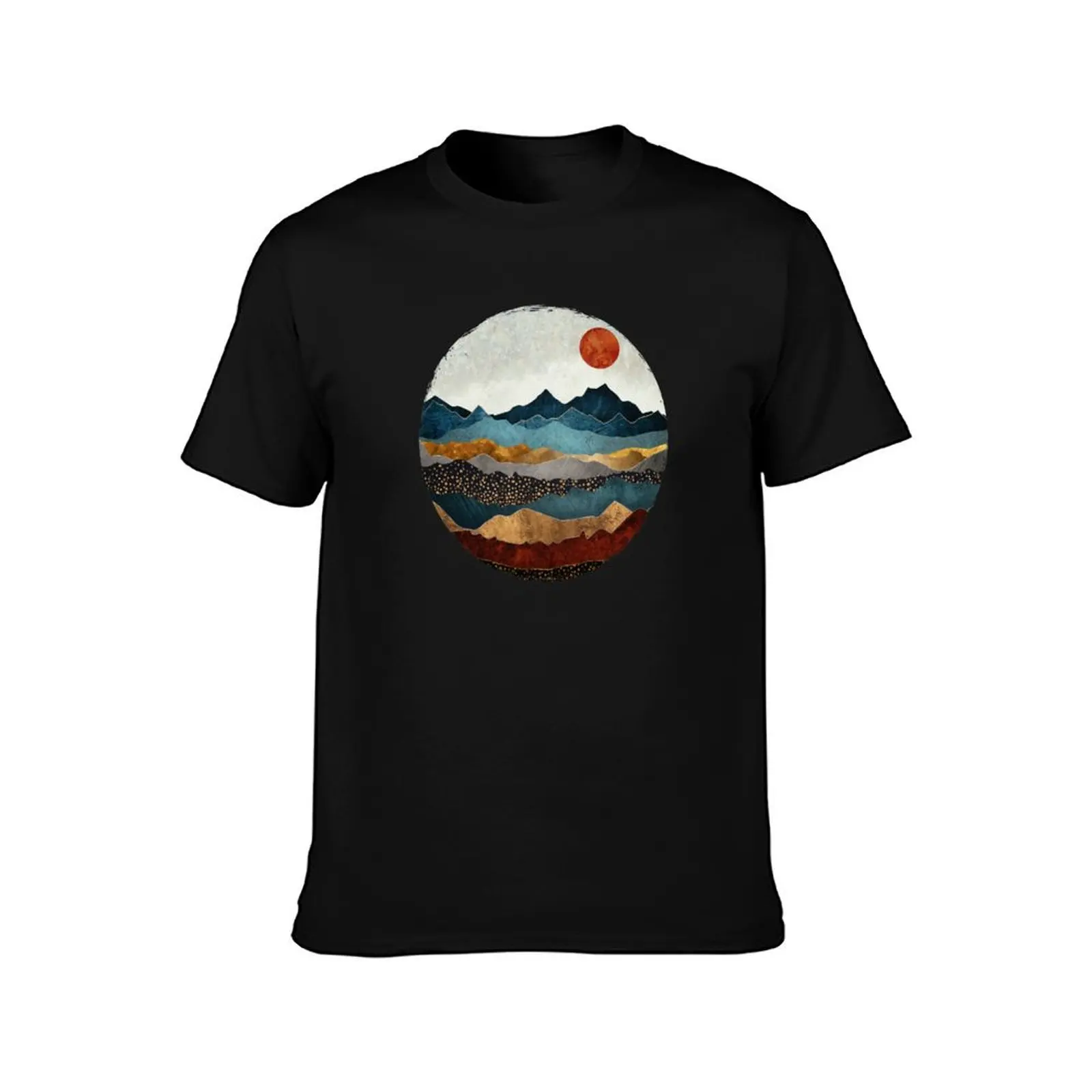 Amber Dusk T-Shirt Minimal Art Print T-Shirt