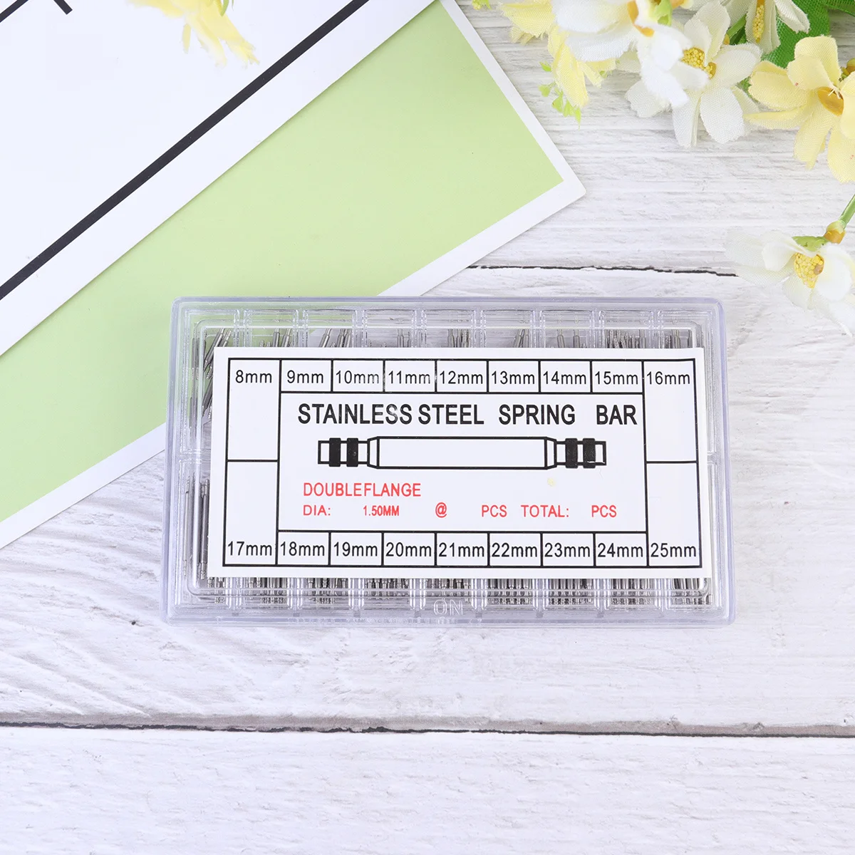 

180Pcs Watch Band Remover Tool Heavy Duty Metal Construction Fits 8Mm-25Mm Straps Bar Link Pin Release Silver