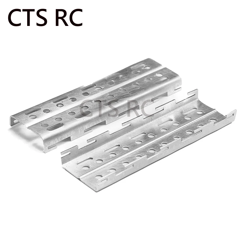 2Pcs 65x20mm Metal Sand Ladder Recovery Ramps Board Escape Board for Traxxas TRX4M Axial SCX24 1/18 1/24 RC Crawler Car Parts