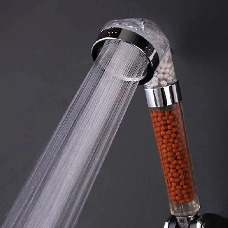 Negative Ion Pressurized Shower Head Water Saving Hand-held Shower Head Household Filter Can Remove And Wash Shower Head