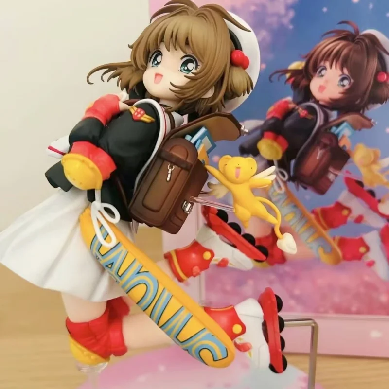 

High Quality Japan Anime Card Captor Sakura Kinomoto Sakura Clear Card Pvc Figures Action Model Toys Collectible Toy Gifts Toy