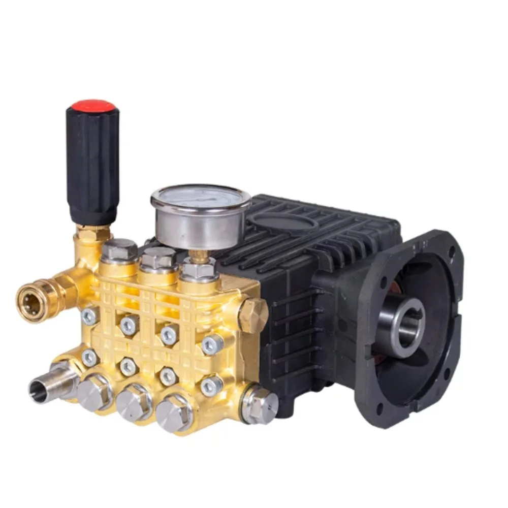Commercial Pressure Washer Pump Head Assembly with Ceramic Triplex Plunger and Copper Head for Car Wash Mist Dust Removal view 4