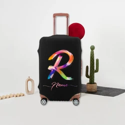 Stretch Luggage Luggage Cover Custom Name Personalized Print Dust Cover 18''-28'' Inch Protective Cover Removable Dust Bag