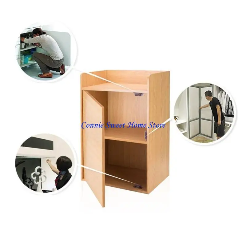 LXAF Metal Closet Catches Invisible Furniture for Latch Cabinet Cupboard Thin Lock