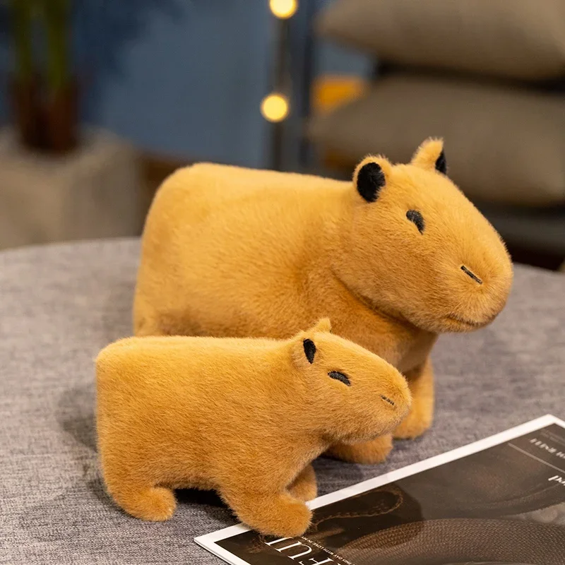 

18/26cm Brown Capybara Plush Pillow Stuffed Aquatic Animal Cushion Cute Plushie Birthday Gift