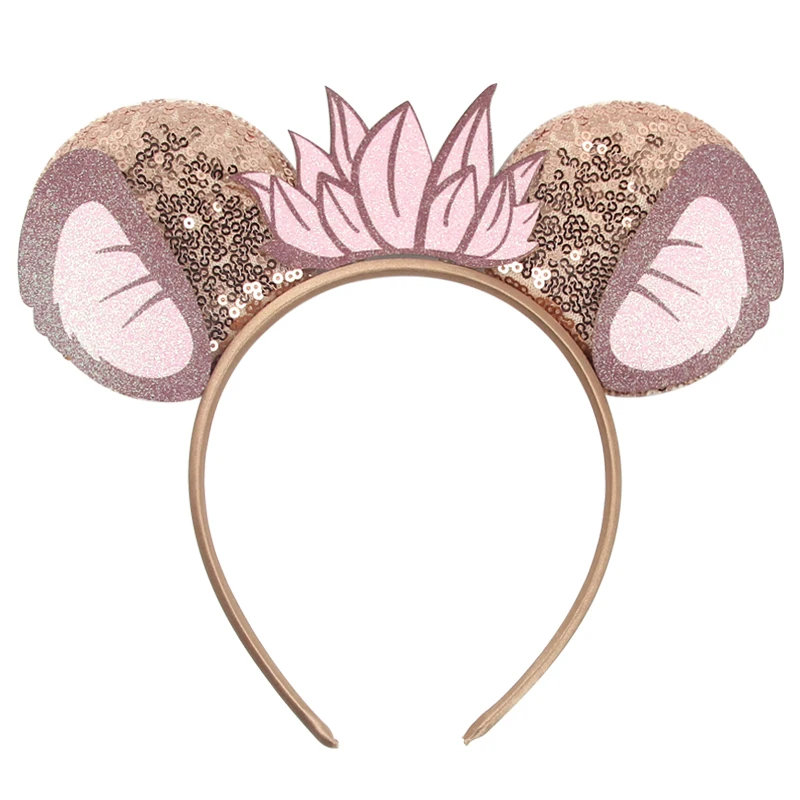 1pc Süße Minnie Maus Ohr Haarband Sparkle Bogen Cartoon Disney Prinzessin Stirnband für Party Auftritte Tragen Haar Zubehör