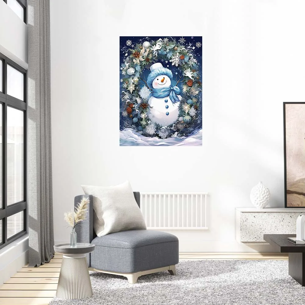 عيد الميلاد خشبية ثلج لغز ، هدية جميلة التفاف ، الأسرة التفاعلية ، ومناسبة للإناث والذكور