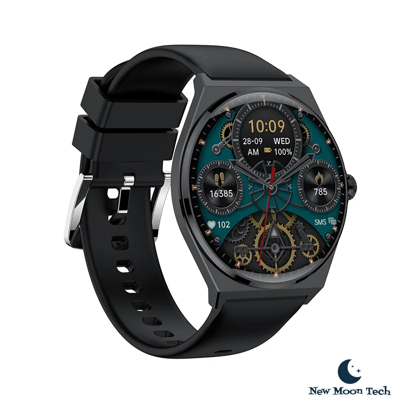 New Moon Tech Smartwatch LUMO Series Nexus56 Wireless Ultra Thin Smart Watch Men Business Watch Call Sports Modes Sleep Monitor