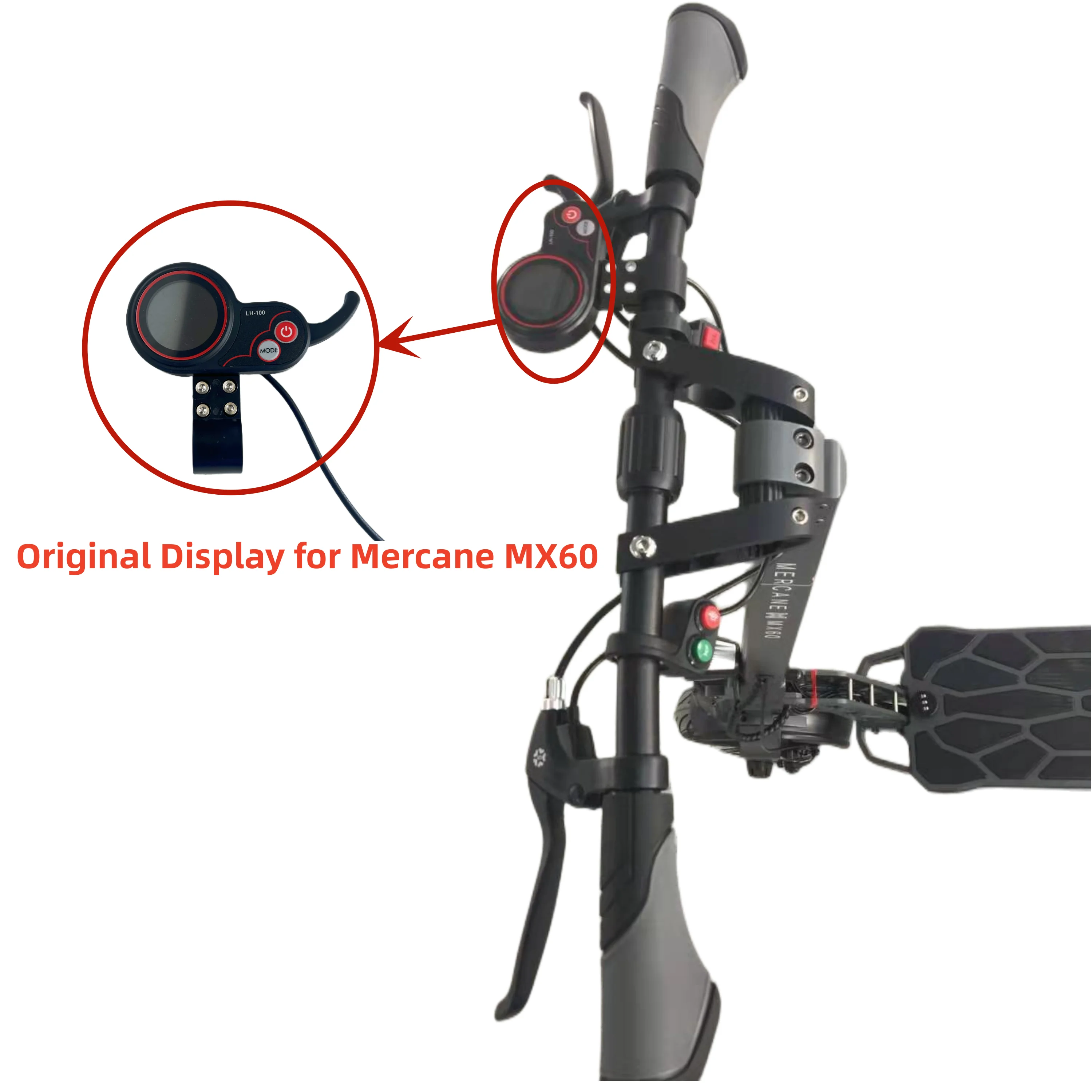 Original Display for Mercane MX60 Kickscooter MX60 Smart Electric Scooter Multicolored Screen Display Connection Line Parts