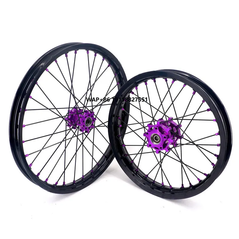 

For Surron Light Bee X/S Modified Full Color Wheel Set 16 17 18 19 Inches Double Color Single Color Wheel Assembly Modified Hub
