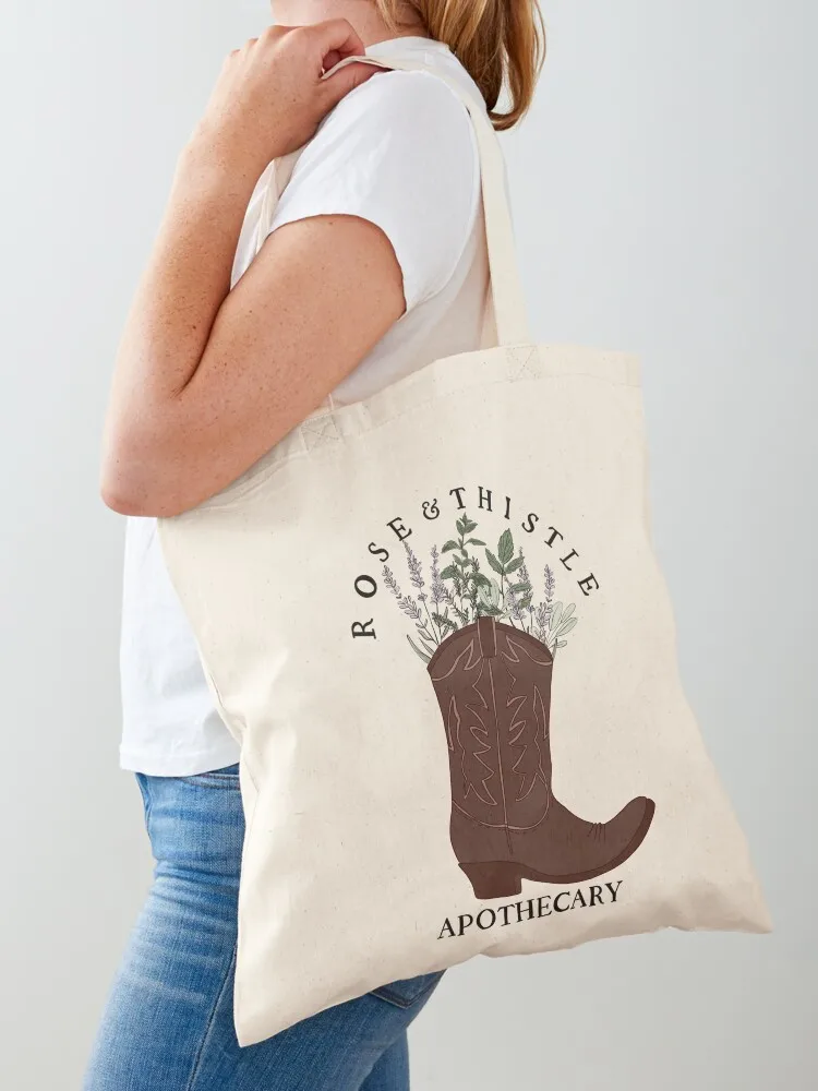 Rose and Thistle Apothecary Tote Bag free delivery bags tote bag woman sacs de shopping shoping bag Canvas Tote