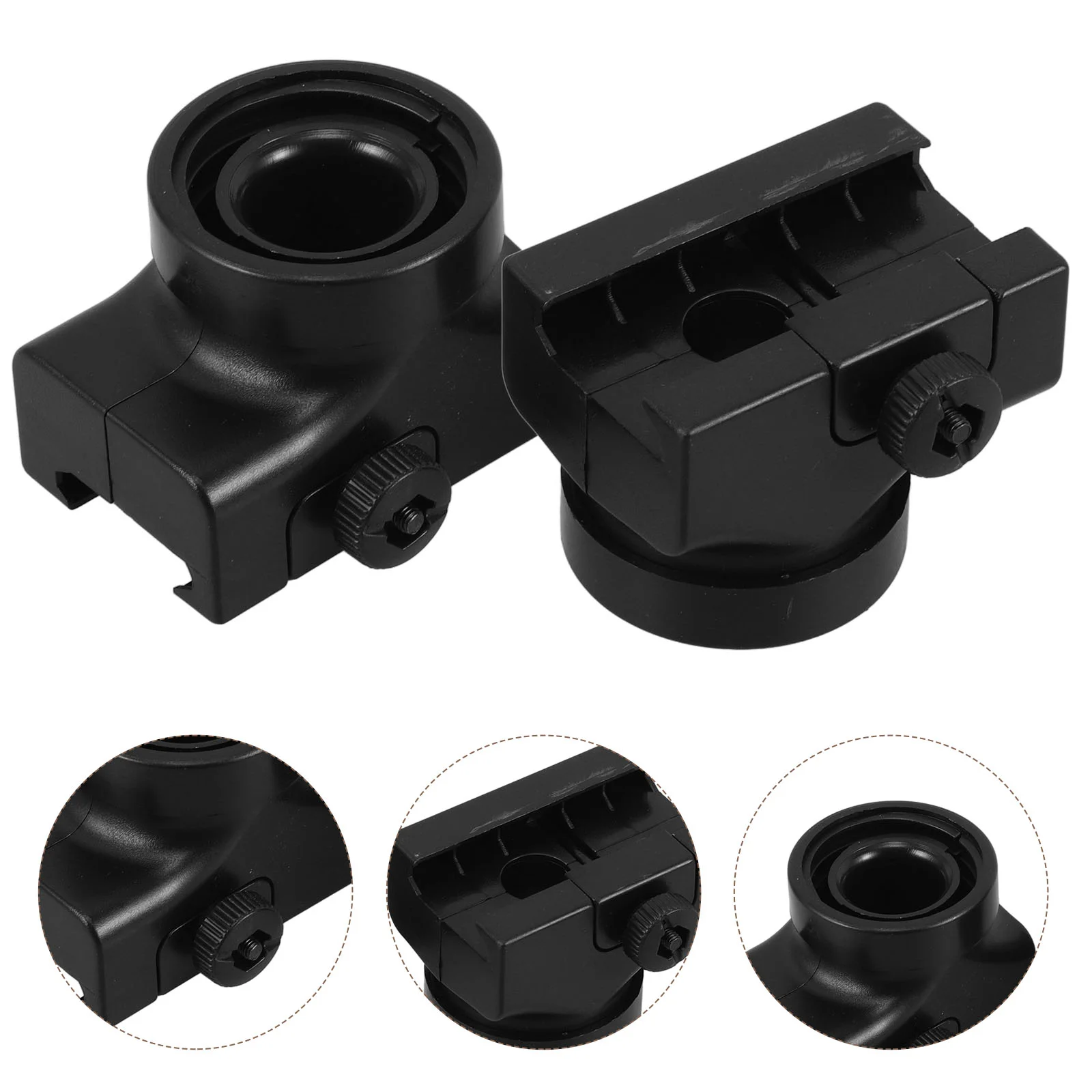 4 Pcs Adapter Loading Nozzle Splatter Balls Shooter Attachment Fold Connector Toy Replacement Parts Black Convenient Plastic