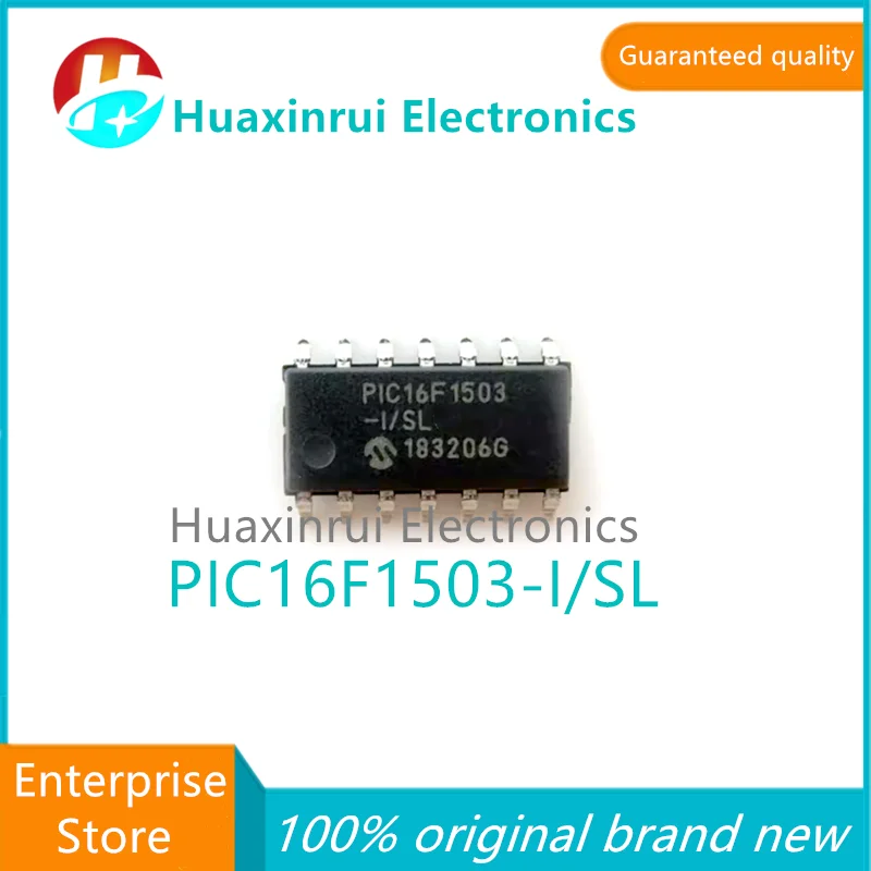 PIC16F1503-I/SL SOIC-14 100% original brand new silk screen PIC16F1503-I/SL 8-bit 20MHz microcontroller MCU chip PIC16F1503-I/SL