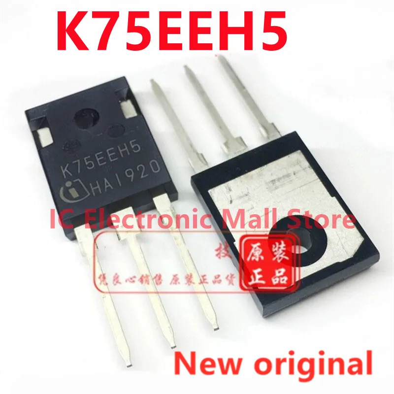 10PCS 100% New Imported Original IKW75N65EH5 K75EEH5 TO-247 650V 75A IGBT Tube transistor