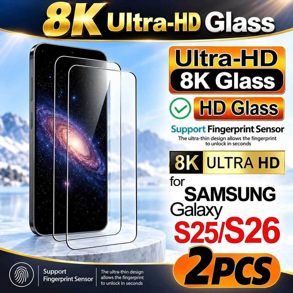 2PCS Screen Protector For Samsung Galaxy S21 FE 5G S20+ S20 Ultra S20 Tempered Glass For Samsung Galaxy S20 FE S26 Ultra S26+ HD