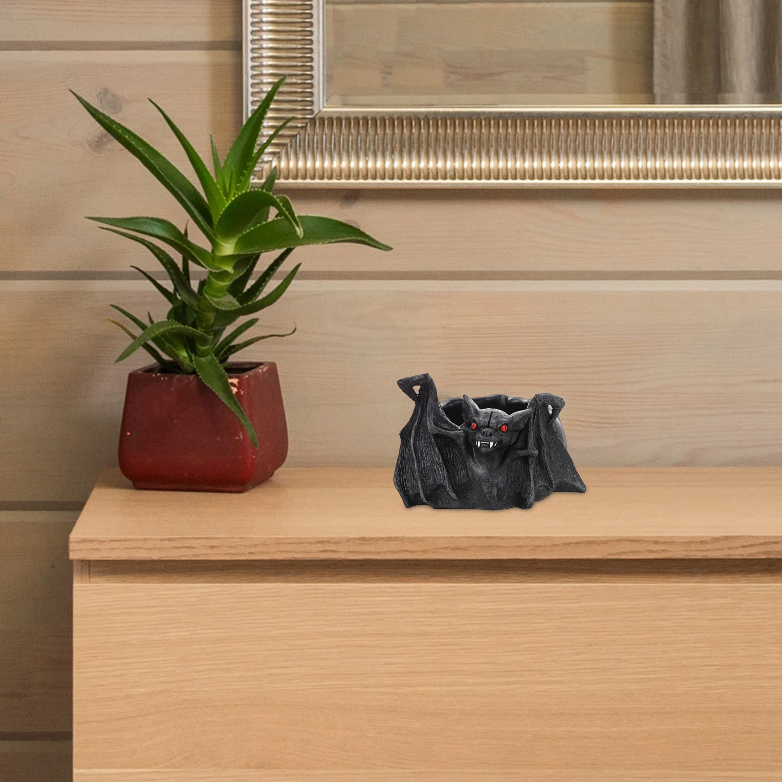 

Индивидуальная пепельница с летучей мышью, страшные украшения для Хэллоуина, пепельницы из смолы для курильщиков на открытом воздухе