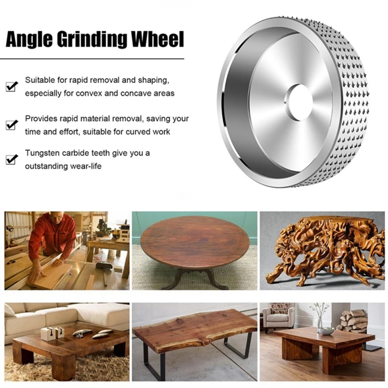 Angle Grinder Millstone Woodworking Grinding Plastic Piercing Disc Angle Grinder Round Edge Grinding Wheel