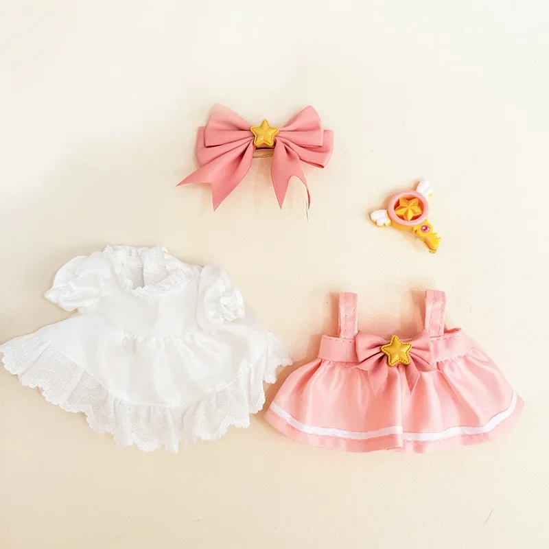 สําหรับ 17 ซม.ตารางหมวกอุปกรณ์เสริมสําหรับเกาหลี Kpop Exo Labubu Idol Poppen กระโปรง Poppenkleertjes Kleding แฟน Overalls