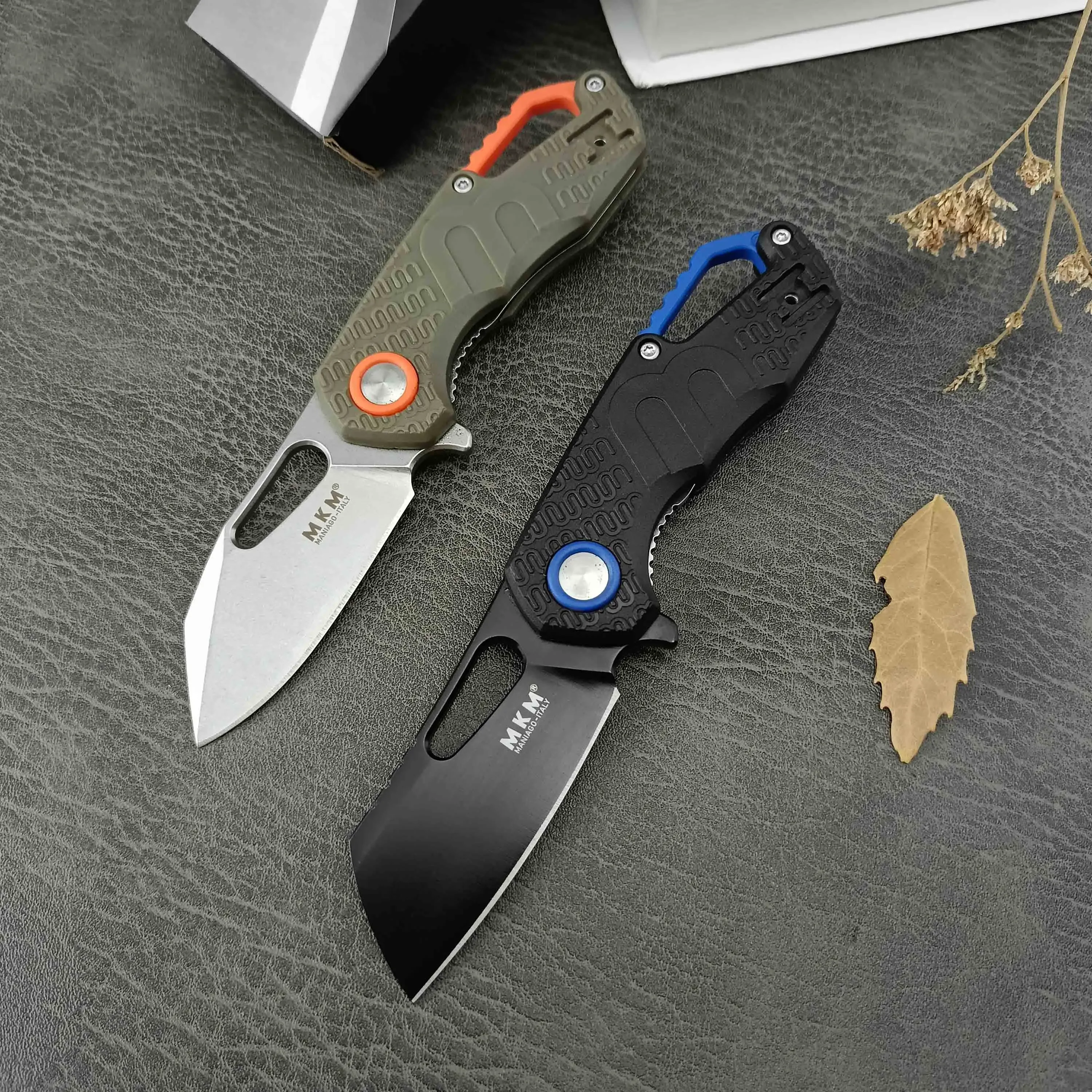 MKM F0332 Jackknife 8Cr13Mov Blade Nylon fiber handle Outdoor Camping Hiking Mini EDC Tactical Hunting knife Fishing tool knife