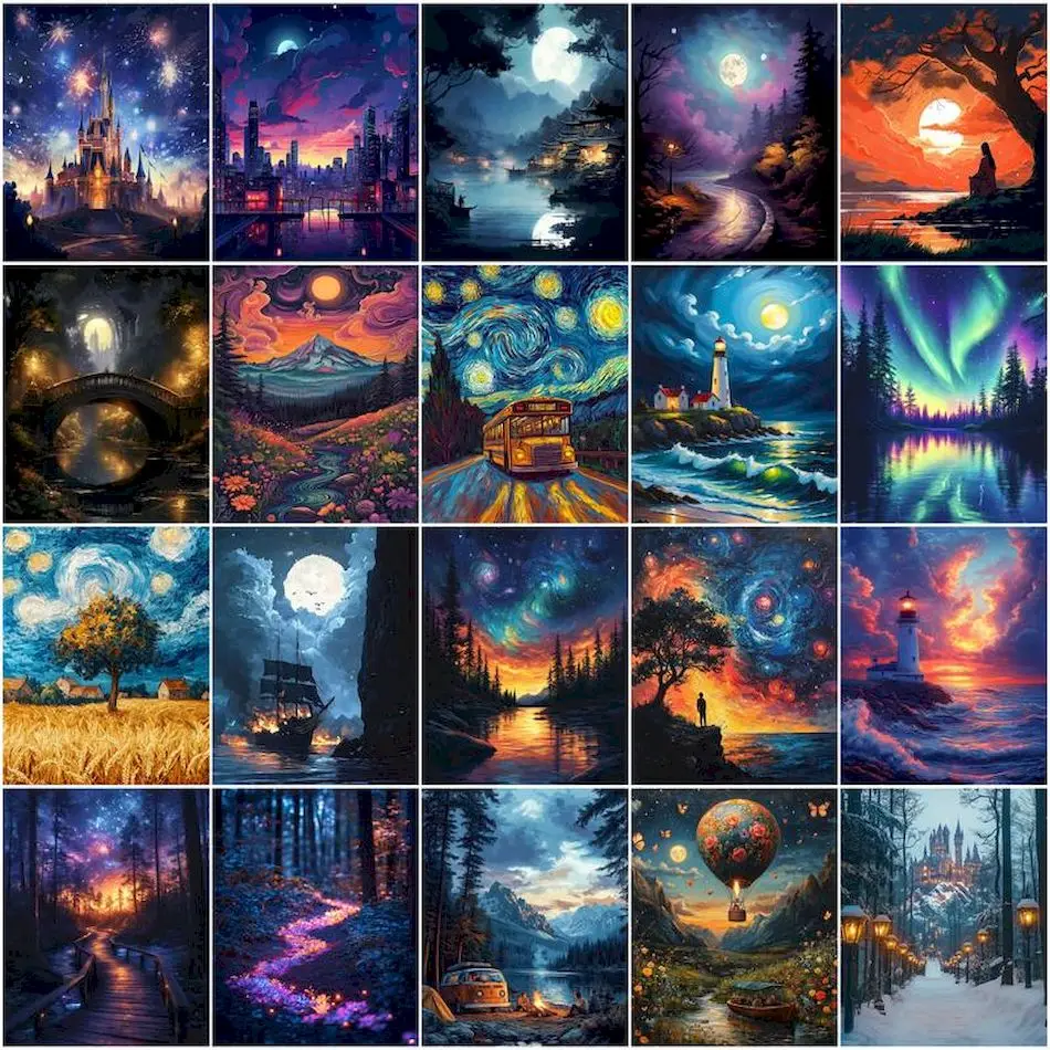 Acrylic Galaxy Painting Ideas: The Best Paint-by-Number Kit for Stunning Night Skies