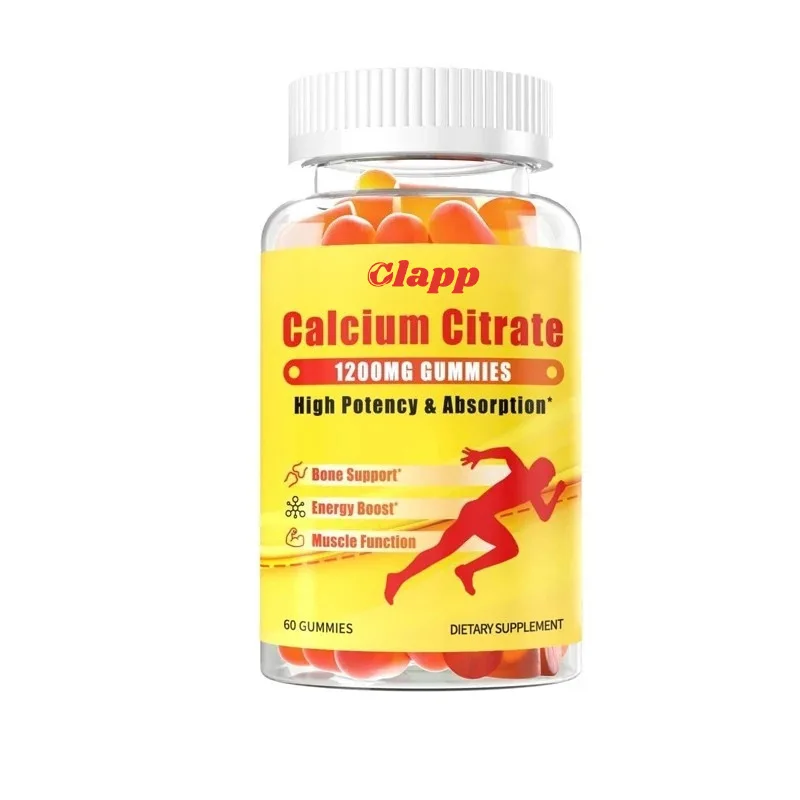 

Calcium citrate gummies supplement calcium, strengthen bone health, regulate levels of balance, and enhance immunity