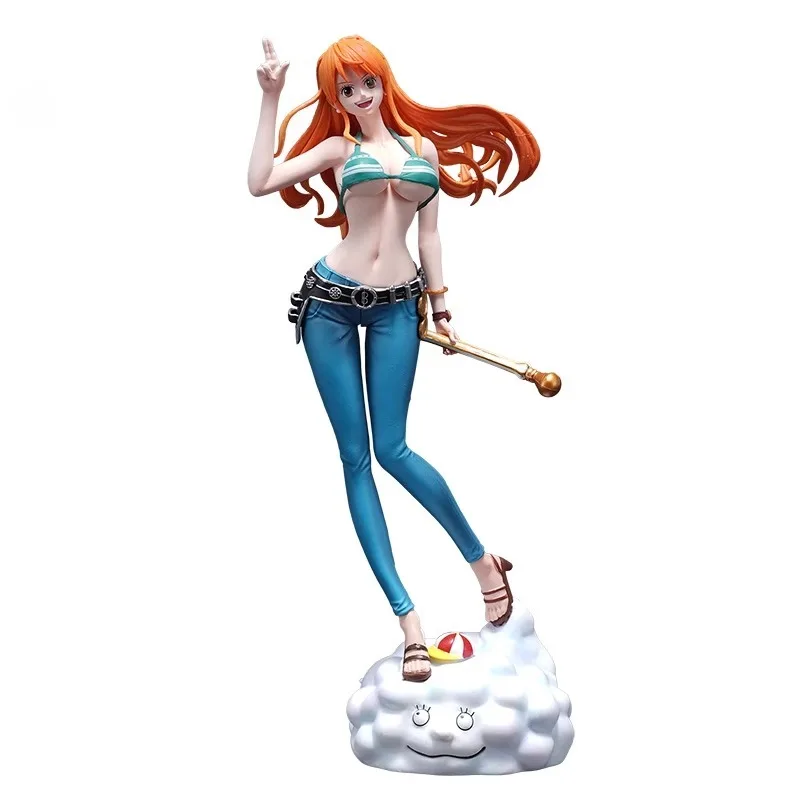 25 سنتيمتر قطعة واحدة نامي ملابس السباحة فتاة أنيمي الشكل البلاستيكية نموذج سطح المكتب الديكور تمثال الأجهزة الطرفية الحلي هدايا عيد لعب طفل #6