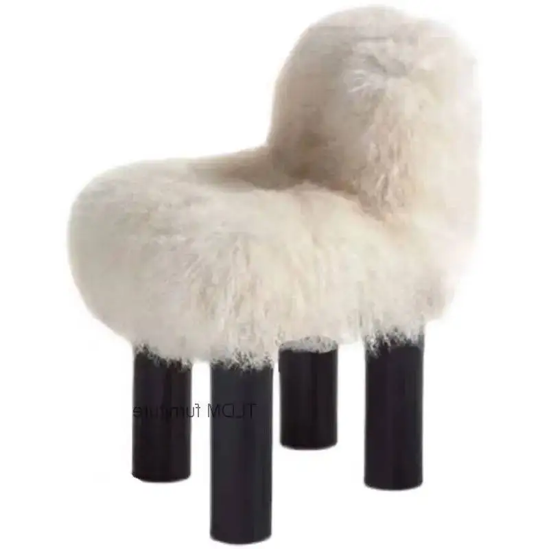 Room Modern Chair Nordic Kitchen Furniture simple Light Luxury Dining Home Living Chairs Bedroom Makeup For Fluffy Lounge Chair