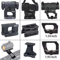 T01 T02 Red Dot Sight UNITY Fast Riser Mount Duty RDS R5 Offset Mount 45° Side Mount Optics Bracket Hunting Sight Scope Base
