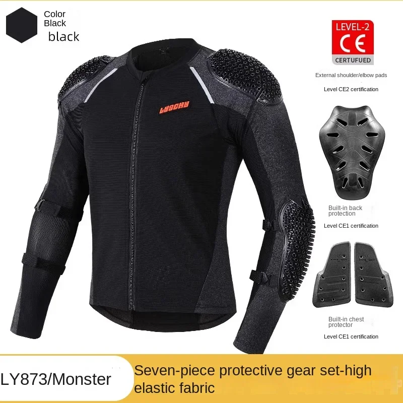 

LYSCHY Motorcycle Armor Summer Mesh Riding Jacket Inner Armor for Men and Women Anti-fall Racing Armor Clothing Knight Gear