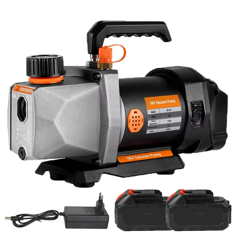 7CFM 1/2PK Draadloze Vacuümpomp 5PA 1/4 Luchtinlaat Koelkast Airconditioning Vacuüm voor Makita 21V/18V Accu