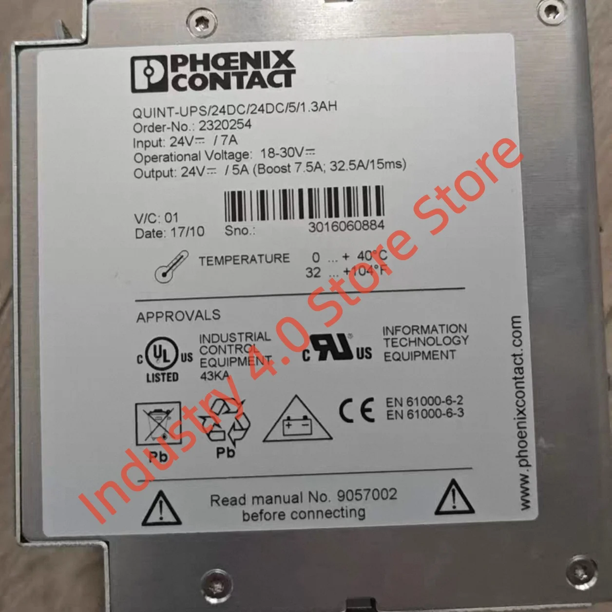

Совершенно новый импульсный блок питания 2320254 QUINT-UPS/24DC/24DC/5/1.3AH 2320270 QUINT-UPS/1AC/1AC/500VA
