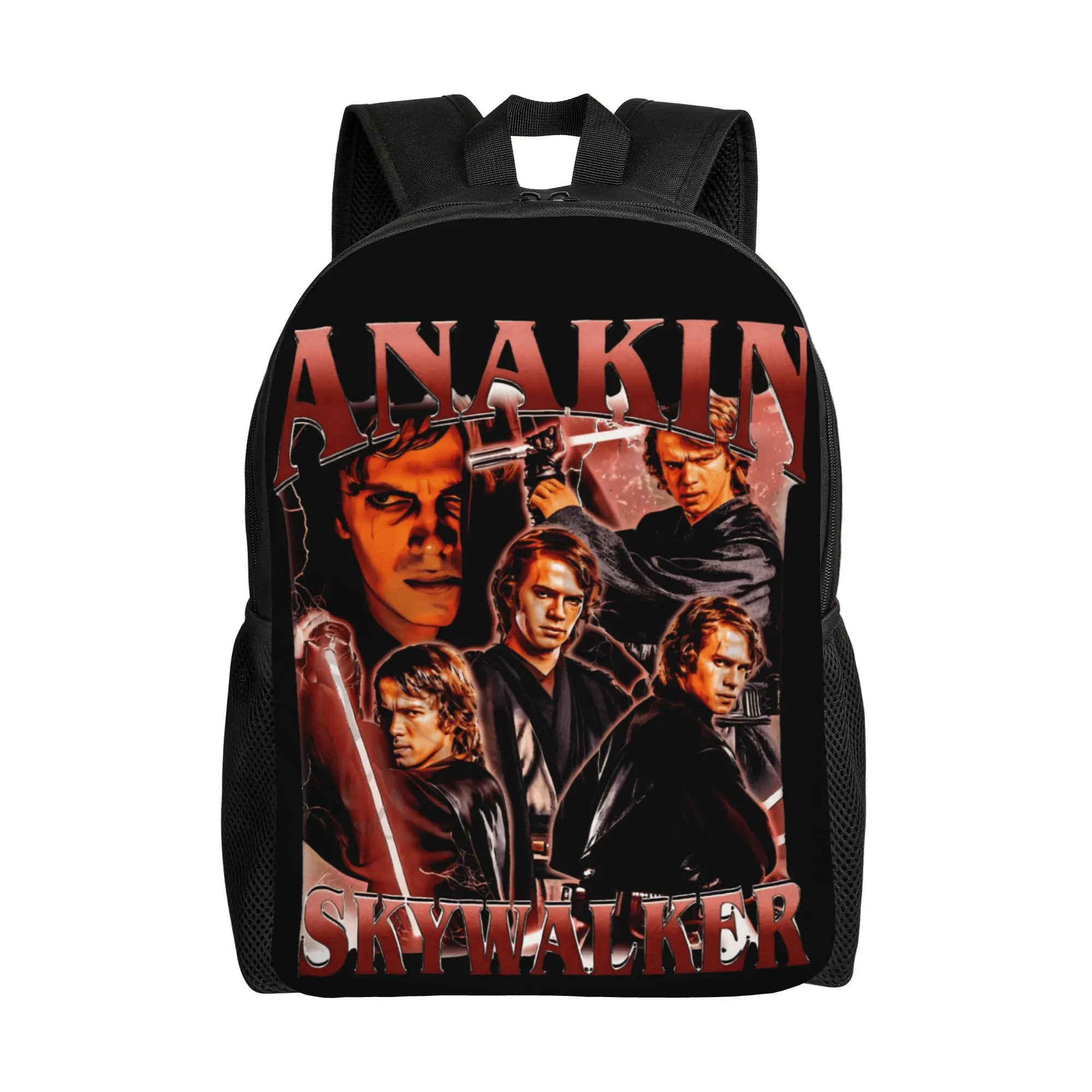 

Vintage Anakin Skywalker 90s Backpack Female Polyester Trekking Backpacks Print Kawaii School Bags Rucksack