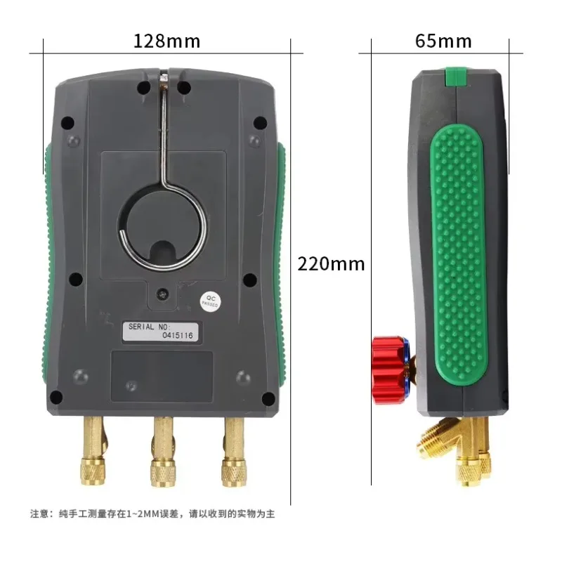

2026NEW DUOYI DY517A Digital Manifold Meter Air Conditioning Vacuum Gauge for HVAC Vacuum Pressure Temperature Tester Set