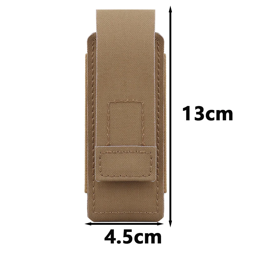 Tactical Molle OC Pepper Spray Pouch Elastic Utility Tool Holser 9mm Pistol MAG Flashlight Pouch Hunting Vest  Belt Accessories