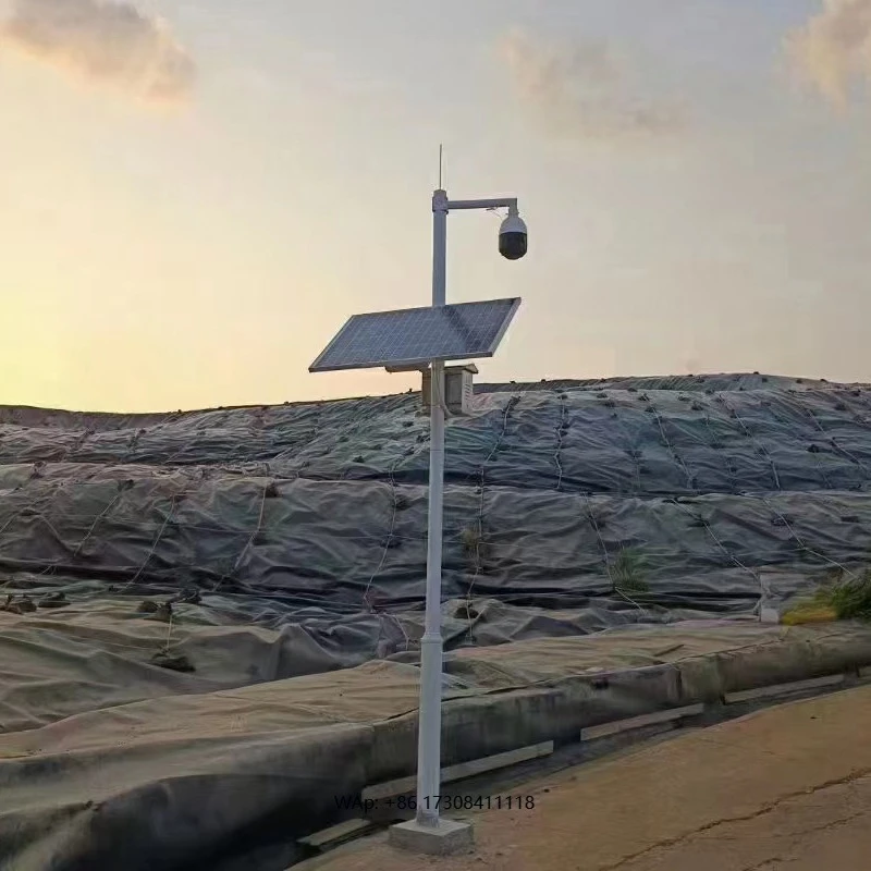 Solar Energy Security Controller Lithium-ion Battery Mono Solar Panel System Photovoltaic Power Monitoring System